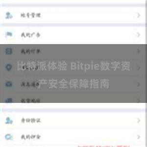 比特派体验 Bitpie数字资产安全保障指南