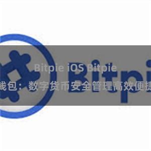 Bitpie iOS Bitpie钱包：数字货币安全管理高效便捷
