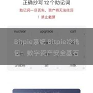 Bitpie系统 Bitpie冷钱包：数字资产安全基石