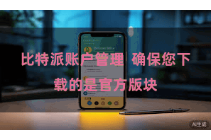 比特派账户管理  确保您下载的是官方版块