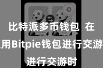 比特派多币钱包  在使用Bitpie钱包进行交游时